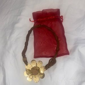 Gold Flower necklace